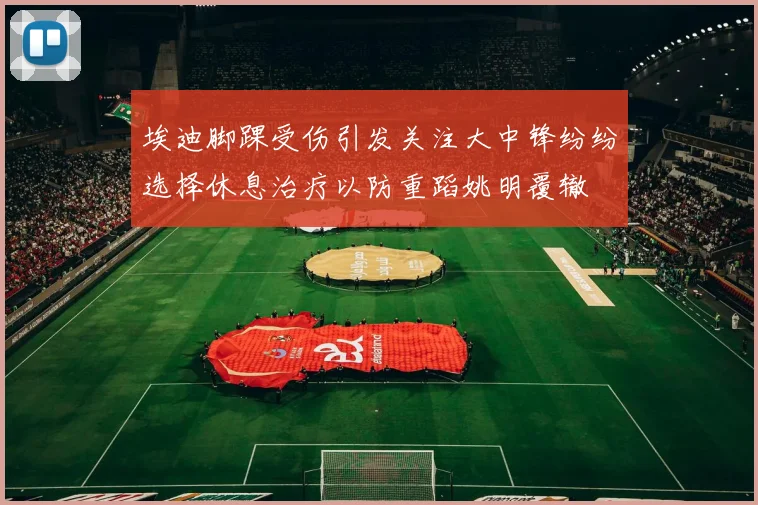 埃迪脚踝受伤引发关注大中锋纷纷选择休息治疗以防重蹈姚明覆辙