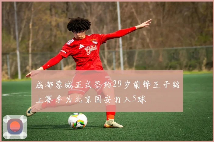 成都蓉城正式签约29岁前锋王子铭上赛季为北京国安打入5球